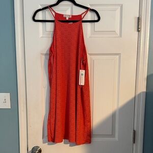 Nine Britton Red Sleeveless Mini Dress - XL NWT